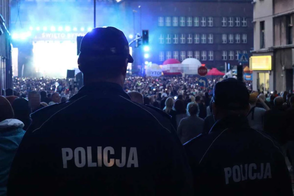 Policjanci zabezpieczali Święto Bytomia
