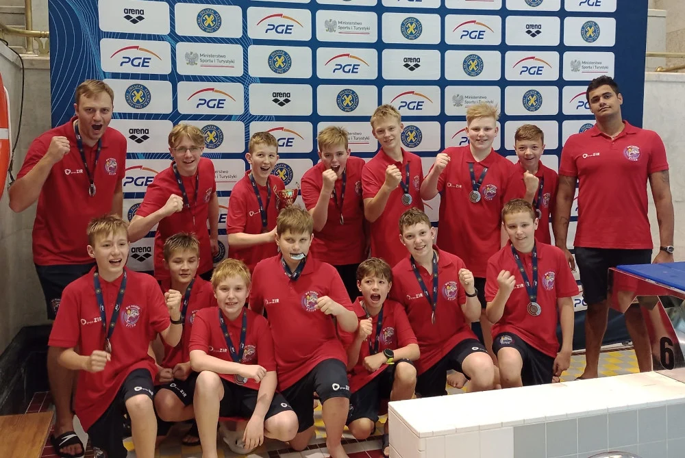 Piłkarze wodni z Bytomia wicemistrzami Polski młodzików