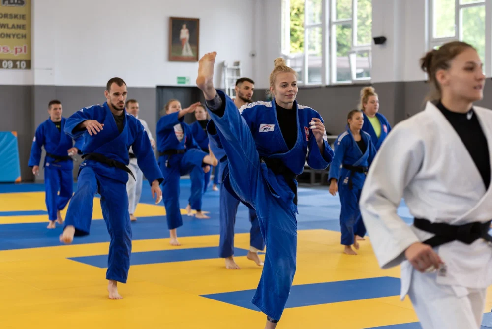 Kadra narodowa dżudo trenuje w Bytomiu