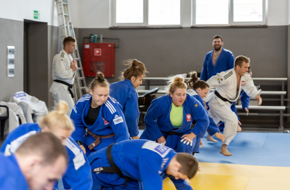 Kadra narodowa dżudo trenuje w Bytomiu