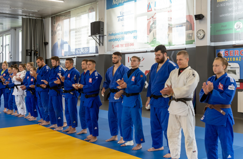 Kadra narodowa dżudo trenuje w Bytomiu