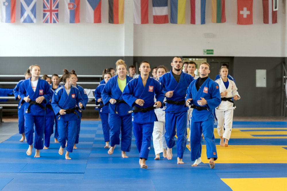 Kadra narodowa dżudo trenuje w Bytomiu