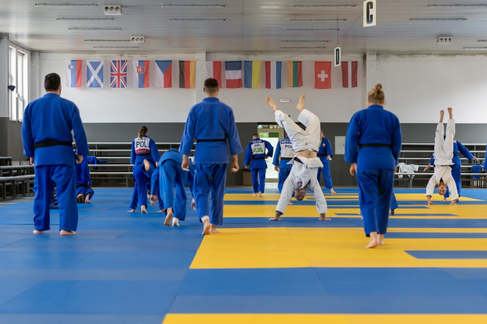 Kadra narodowa dżudo trenuje w Bytomiu
