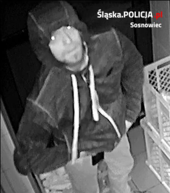 Włamanie do cukierni w Sosnowcu. Widziałeś tego mężczyznę?