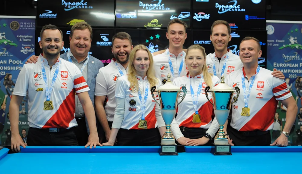 Zawodnicy sosnowieckiego klubu bilardowego drużynowymi mistrzami Europy!