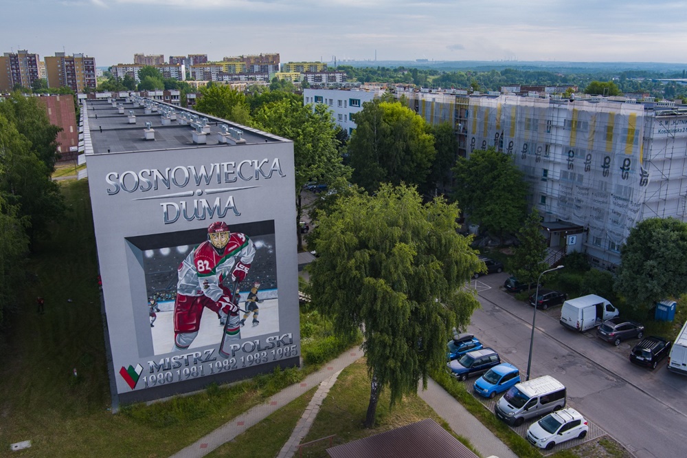 Dwa nowe murale zdobią osiedla w Sosnowcu