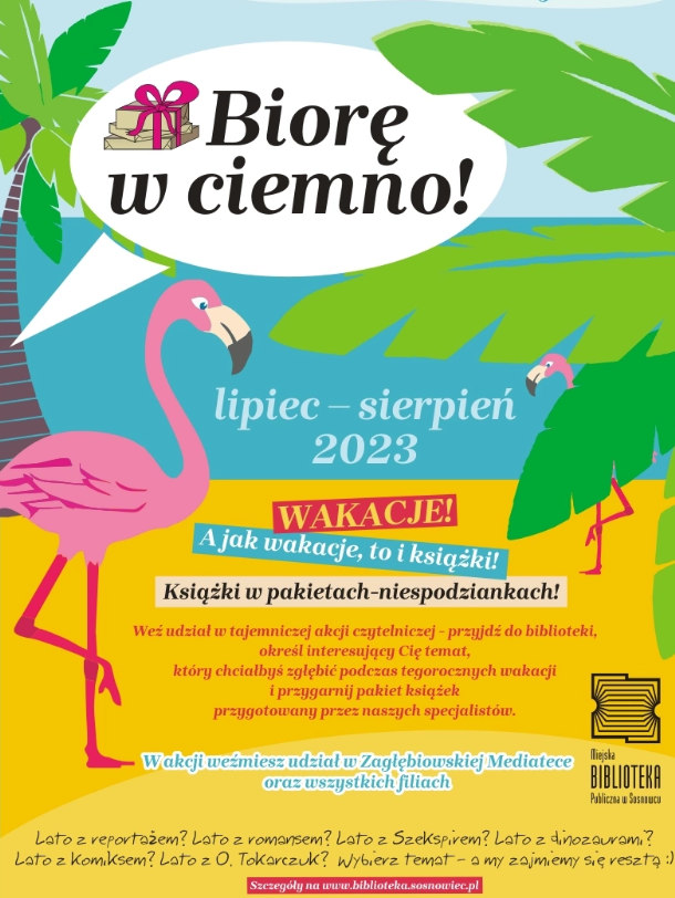 "Biorę w ciemno!". Wakacyjna akcja dla czytelników w Sosnowcu