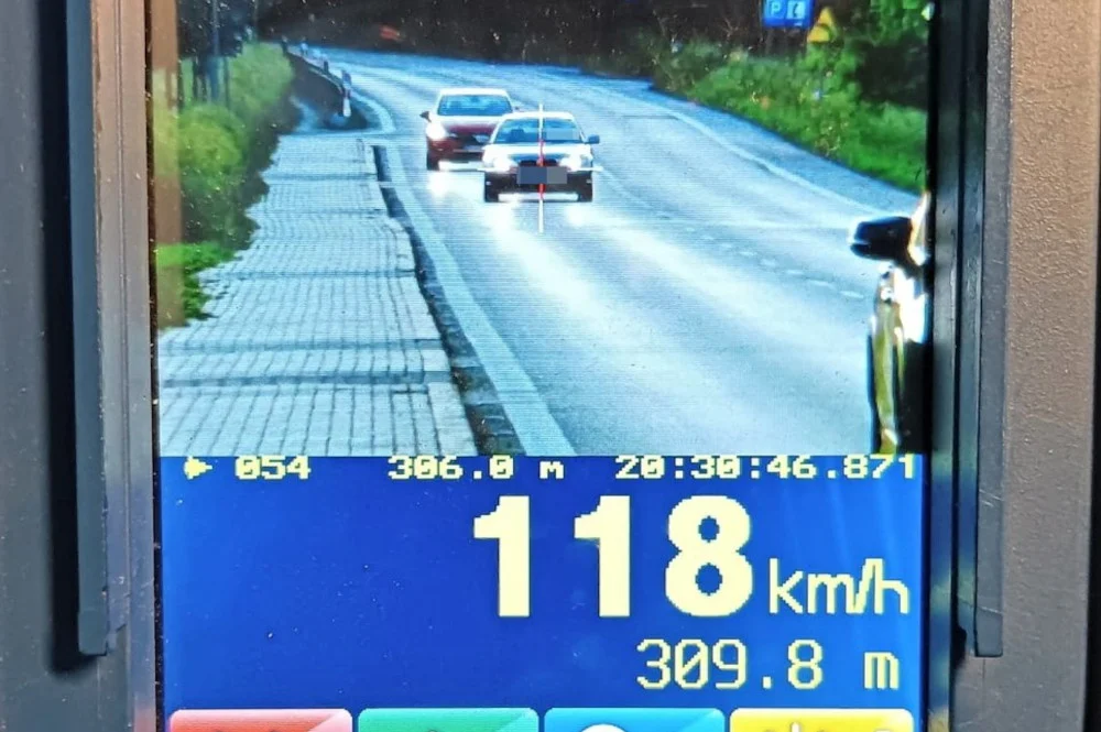 Pirat drogowy wpadł podczas działań "Prędkość"