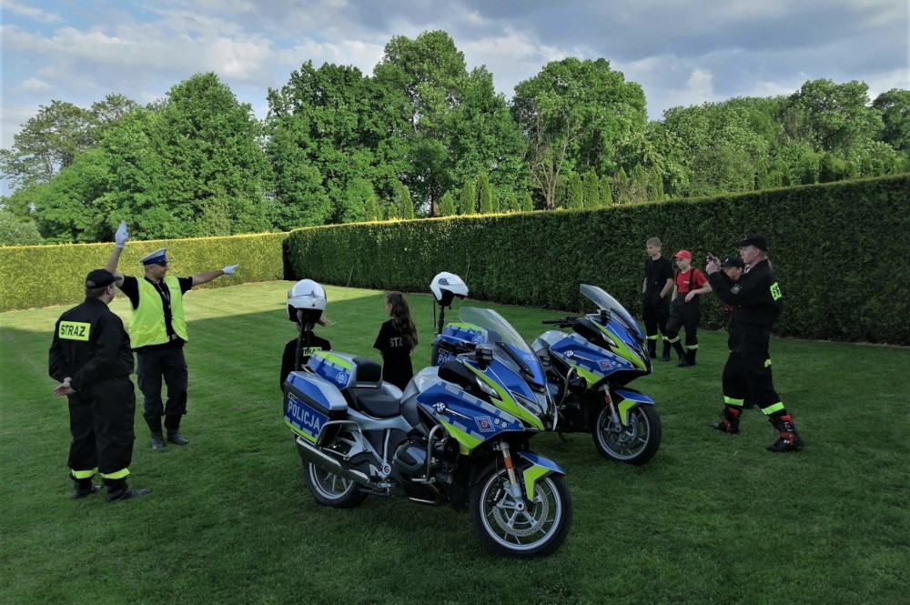Policjant drogówki szkolił młodych strażaków-ochotników