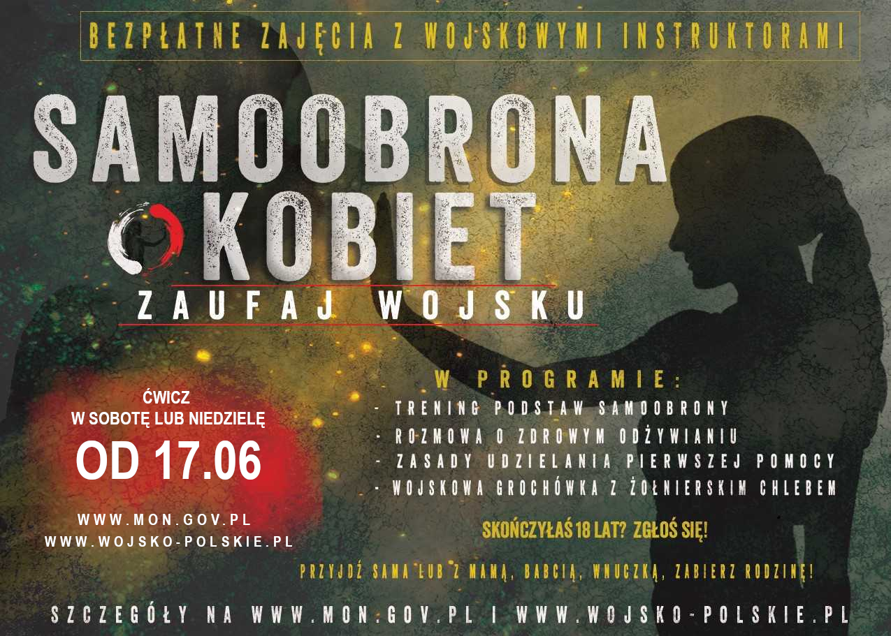 "Samoobrona kobiet – zaufaj wojsku". Bezpłatne treningi