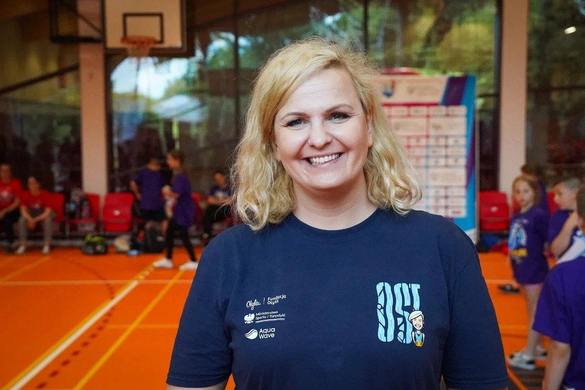 Dzieci na Basenie Zadole uczyły się pływać z Otylią Jędrzejczak  