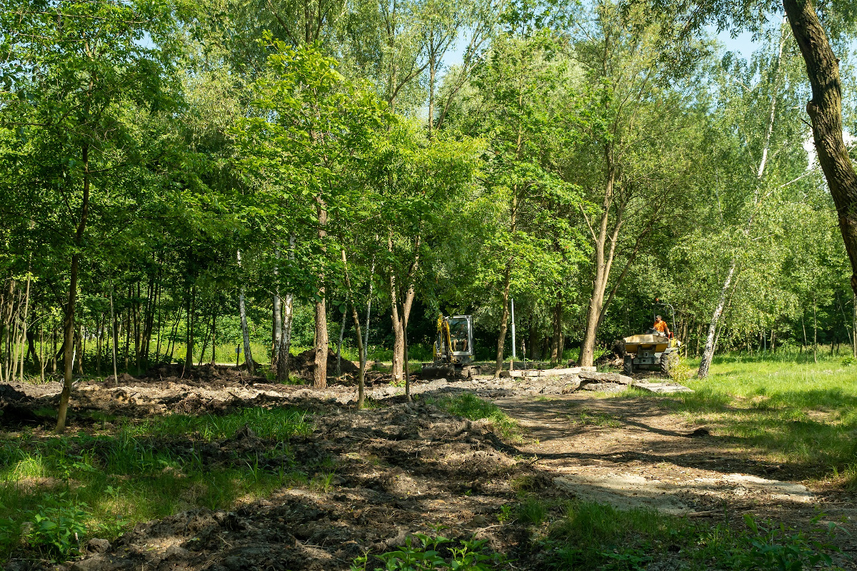 Nowy park przy ul. Wantuły zyskuje blask
