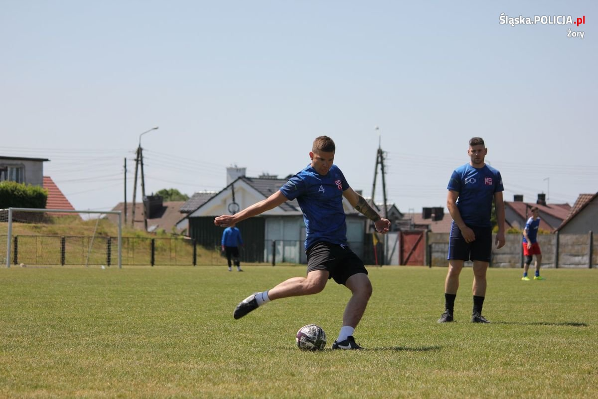 Piłkarskie zwycięstwo żorskich policjantów