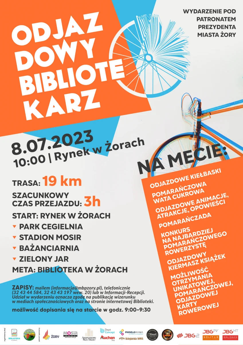 Przed nami V Rajd Rowerowy "Odjazdowy Bibliotekarz"!