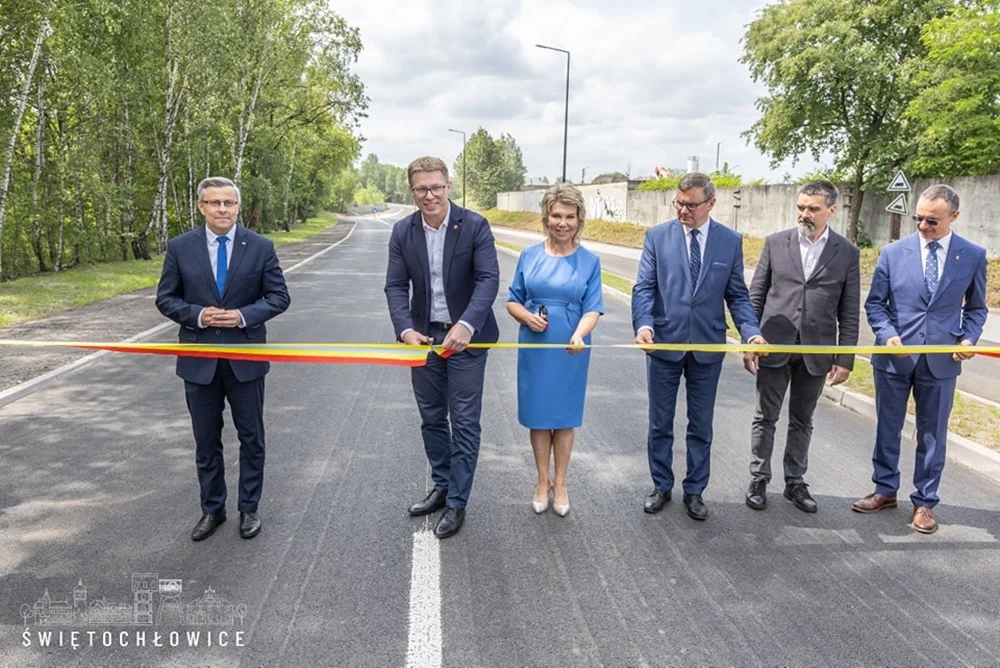 Nowy zjazd z DTŚ w Świętochłowicach. Ulica Przemysłowa już gotowa