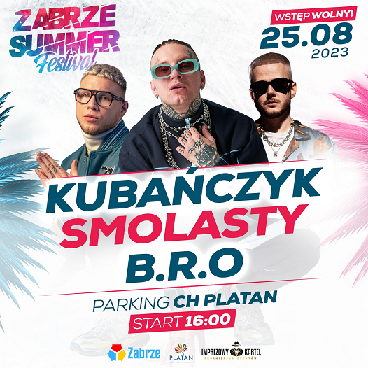 Przed nami Zabrze Summer Festival. Sprawdź, kto wystąpi na zabrzańskiej scenie!