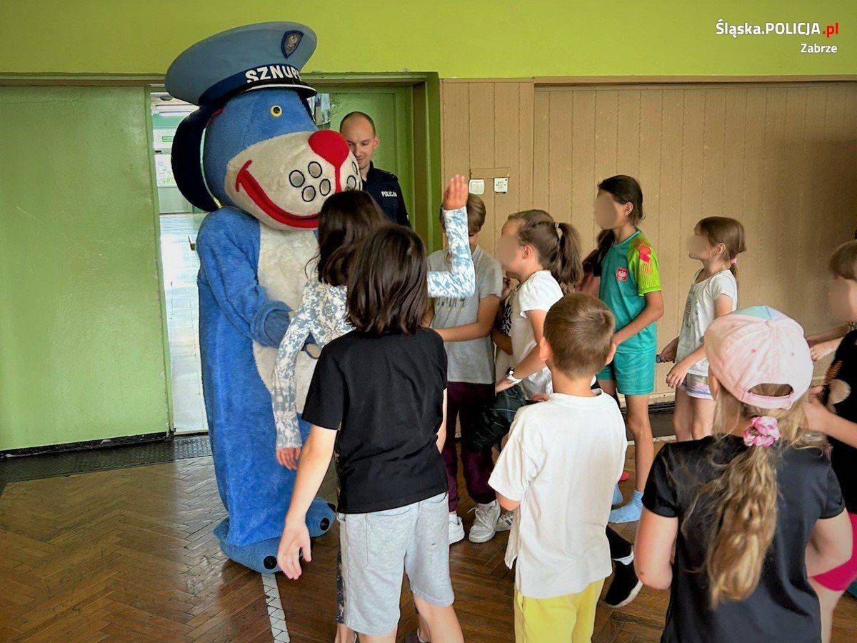 Z wizytą podczas szkolnych półkolonii w ramach akcji "Kręci mnie bezpieczeństwo nad wodą"