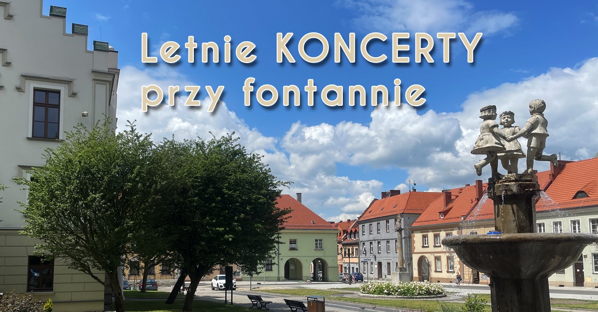 Letnie koncerty przy fontannie. Daj się porwać muzyce już w tę niedzielę 
