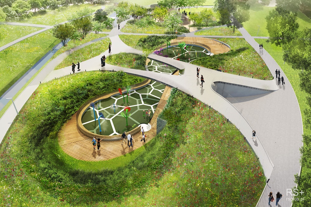 Tychy: Umowa na budowę Wodnego Placu Zabaw w parku Jaworek podpisana