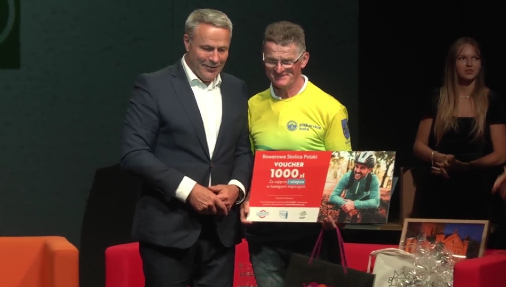 Rowerowa Stolica Polski – Piekarzanin Kazimierz Mucha “wykręcił” 1 miejsce!