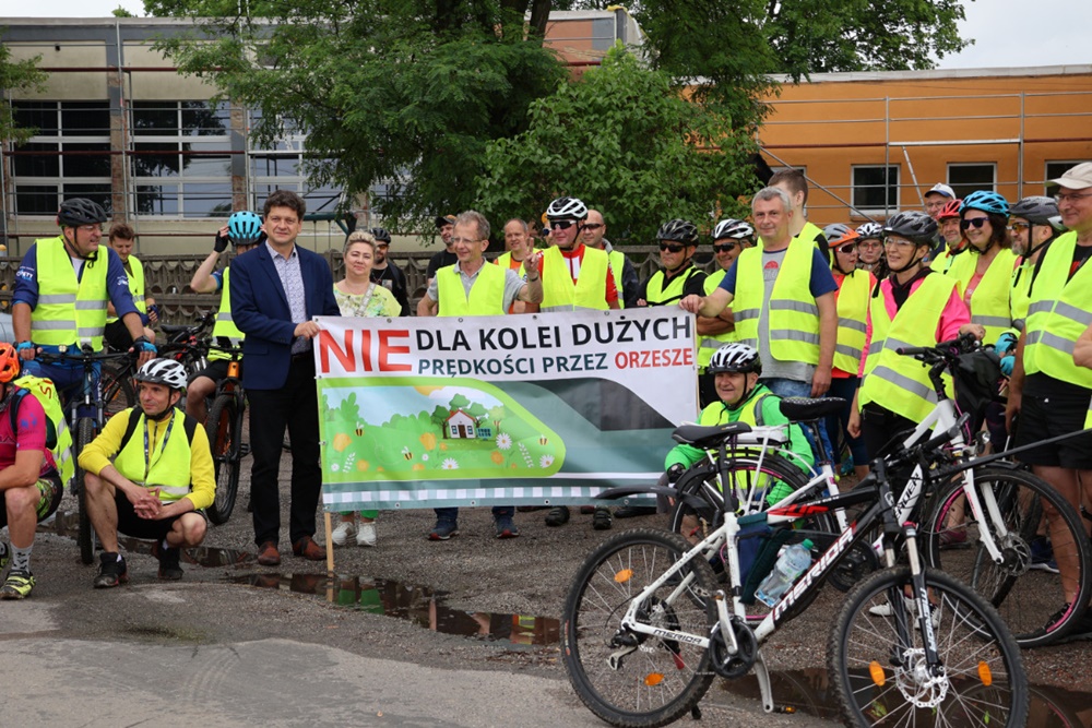 Orzesze: Rajd rowerowy przeciwko CPK za nami