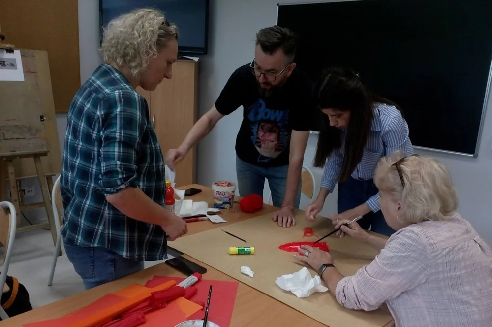 Warsztaty artystyczne dla nauczycieli w Miejskim Domu Kultury w Rybniku