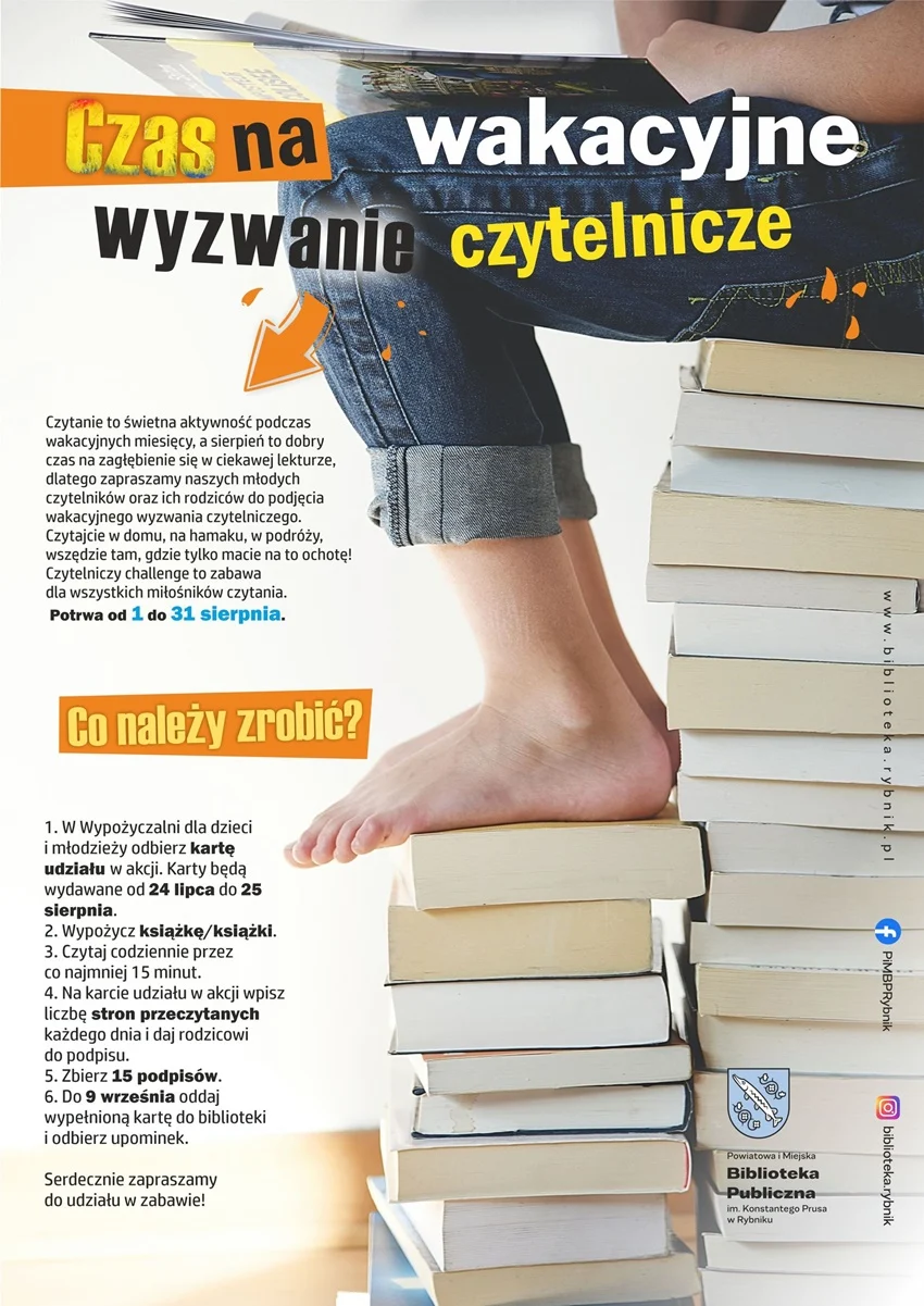 Wyzwanie czytelnicze w rybnickiej bibliotece. Poznaj szczegóły!