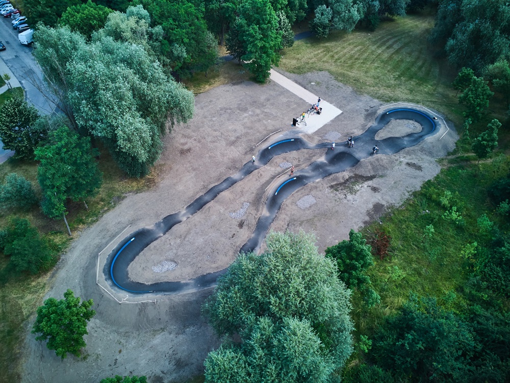 Największy pumptrack w Gliwicach powstał na Koperniku!