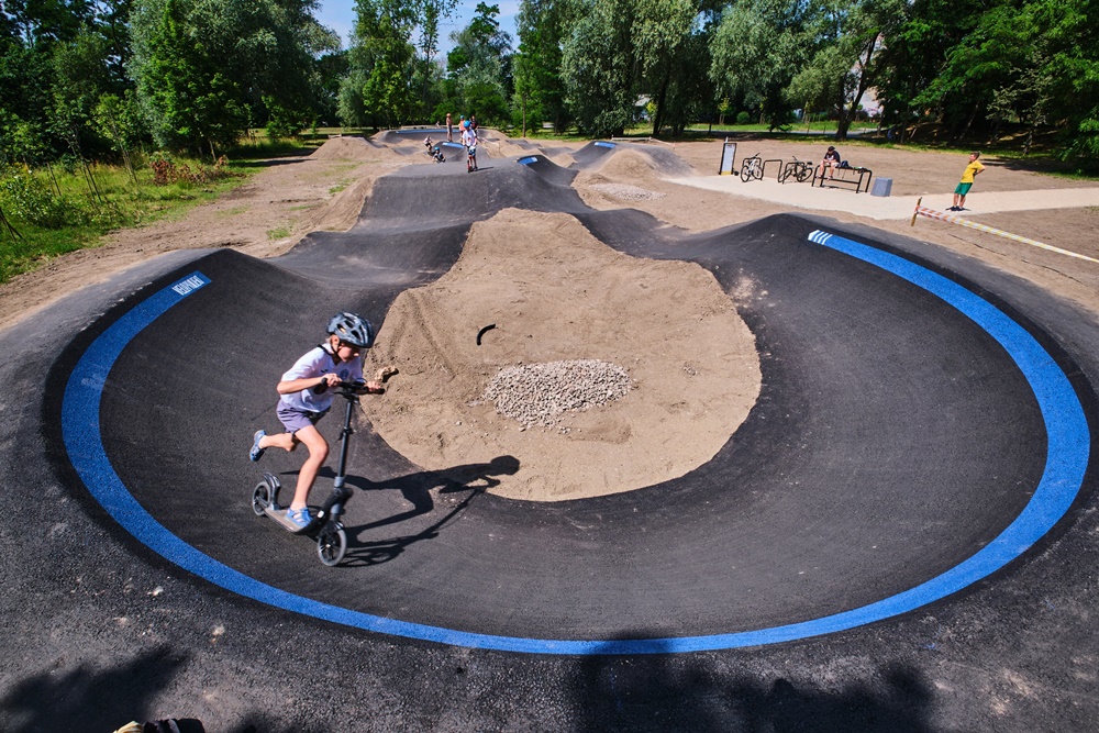 Największy pumptrack w Gliwicach powstał na Koperniku!