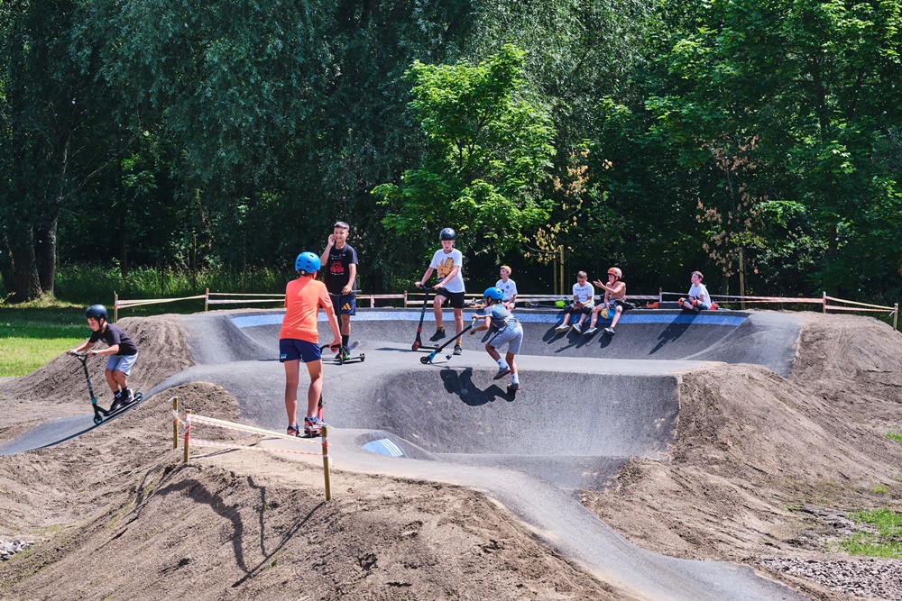 Największy pumptrack w Gliwicach powstał na Koperniku!