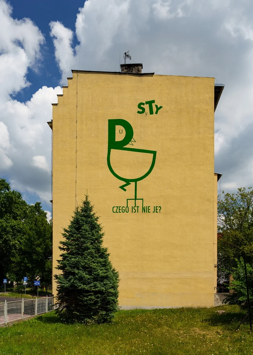 W Gliwicach powstał nowy mural. Ma zachęcać do przemyśleń