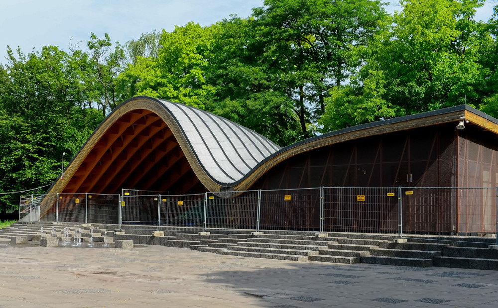 Trwa modernizacja Amfiteatru w Parku Miejskim