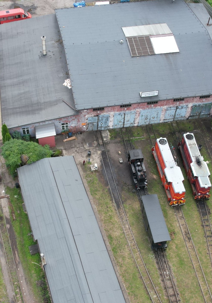 Uszkodzony dach budynku lokomotywowni będzie naprawiony