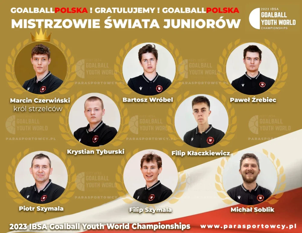 Reprezentacja w goalballu pod wodzą trenerów z Bytomia zdobyła mistrzostwo świata juniorów