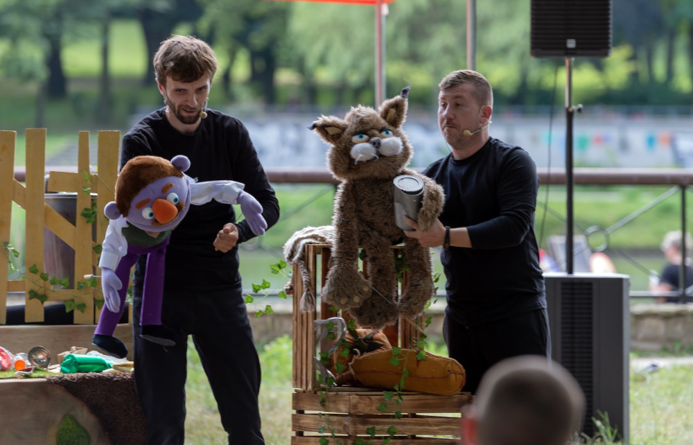 Teatr w parku w ramach Parkobajtli