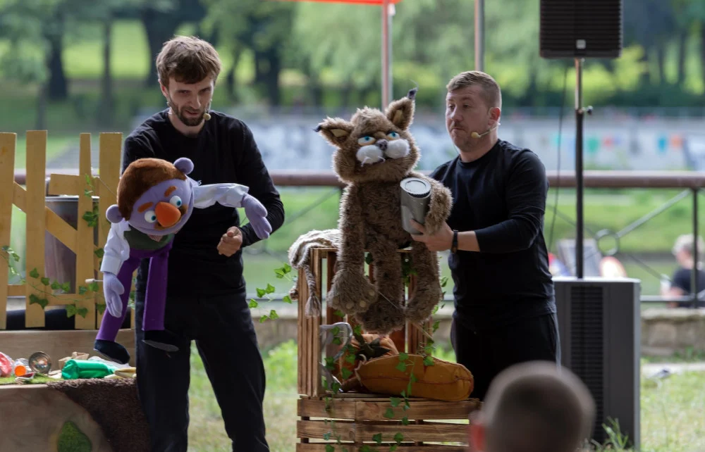 Teatr w parku w ramach Parkobajtli