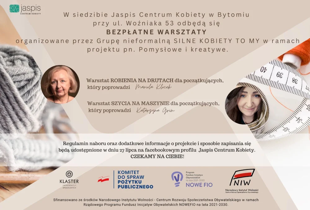 Pomysłowe i kreatywne warsztaty dla kobiet w Bytomiu. Zapraszają "Silne Kobiety to My"