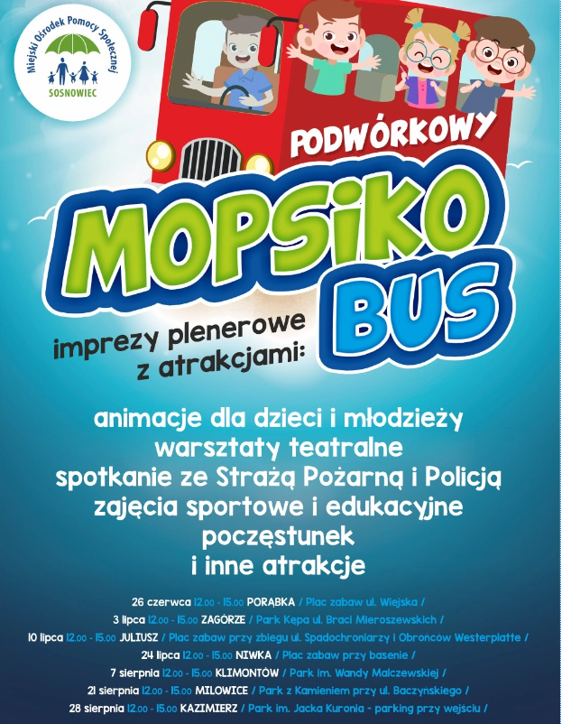 Sosnowiec: Podwórkowy MopsikoBus zawita do Zagórza