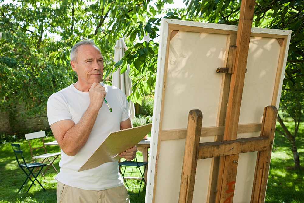Plener rysunkowo-malarski dla seniorów. Spotkanie ze sztuką w parku im. Jacka Kuronia