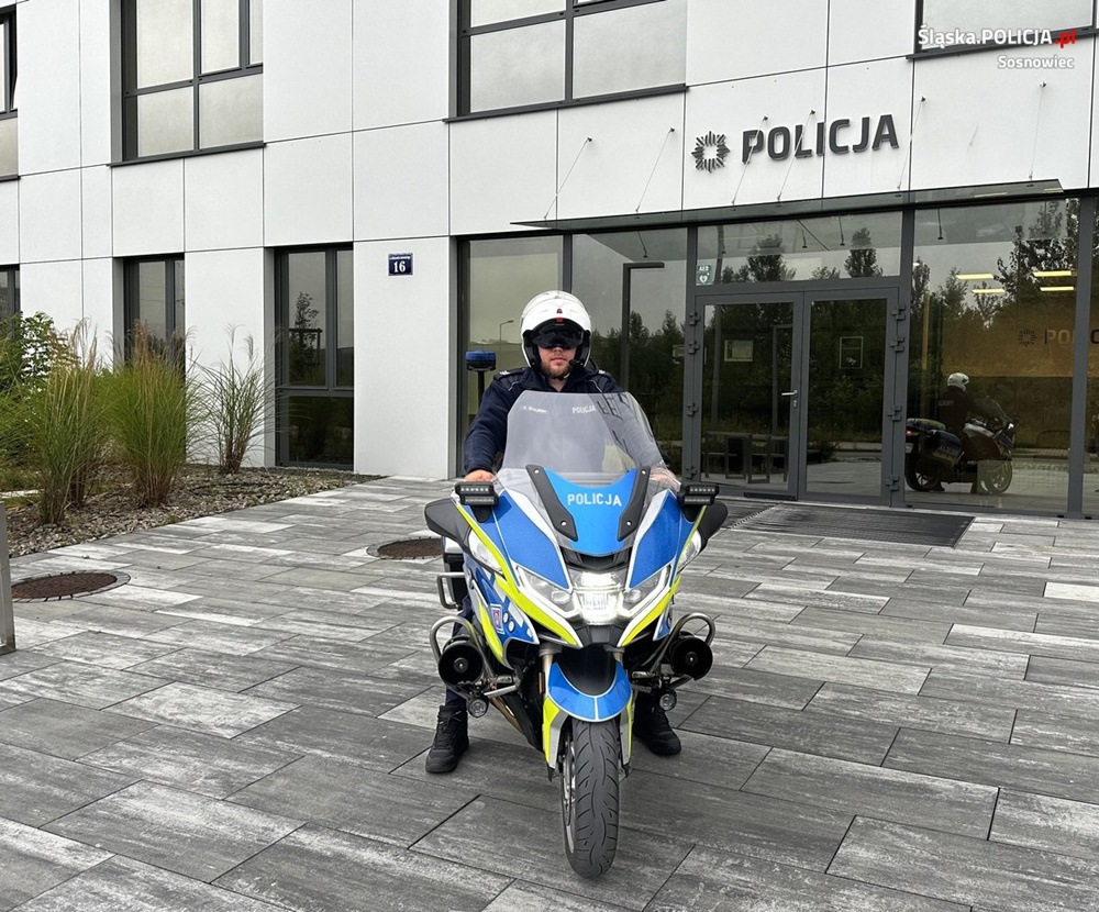 Policjant z sosnowieckiej drogówki podczas urlopu ujął pijanego kierowcę