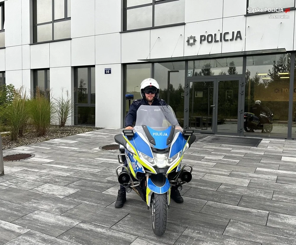 Policjant z sosnowieckiej drogówki podczas urlopu ujął pijanego kierowcę