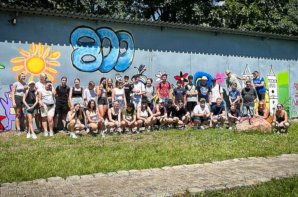 "Graffiti challenge - współpraca popłaca", czyli polsko-niemiecki obóz młodzieżowy