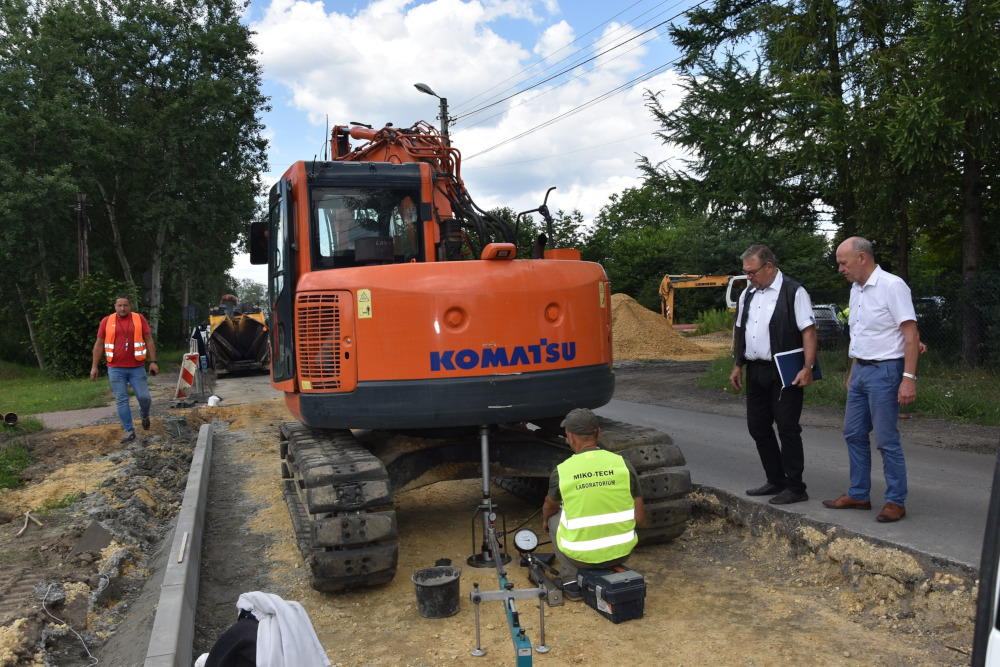 Trwa przebudowa Rybnickiej w Gostyni