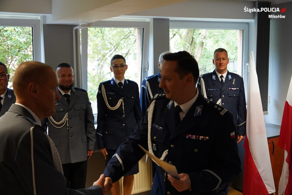 Policjant z Mikołowa dołączył do grona oficerów starszych