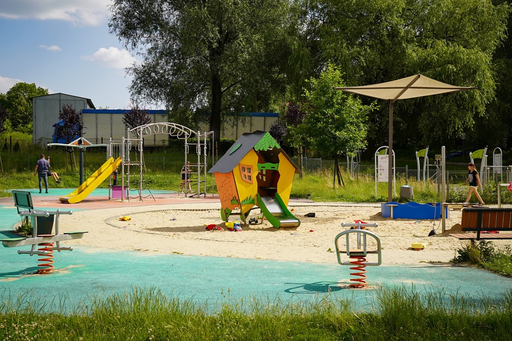 Katowice: Plac zabaw przy ul. Wieżowej w nowej odsłonie
