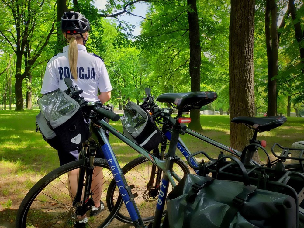 Sezon na patrole rowerowe trwa. Gdzie możemy spotkać katowickich policjantów?