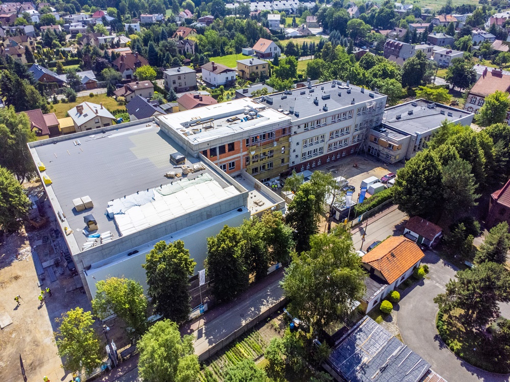 Katowice: Rozbudowa Szkoły Podstawowej nr 21 wchodzi w kolejny etap