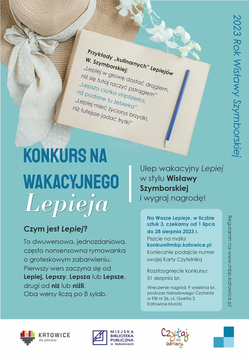 Konkurs na wakacyjnego Lepieja z katowicką biblioteką. Sprawdź zasady!
