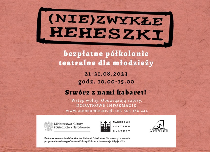 Wakacyjne warsztaty teatralne dla młodzieży w Katowicach