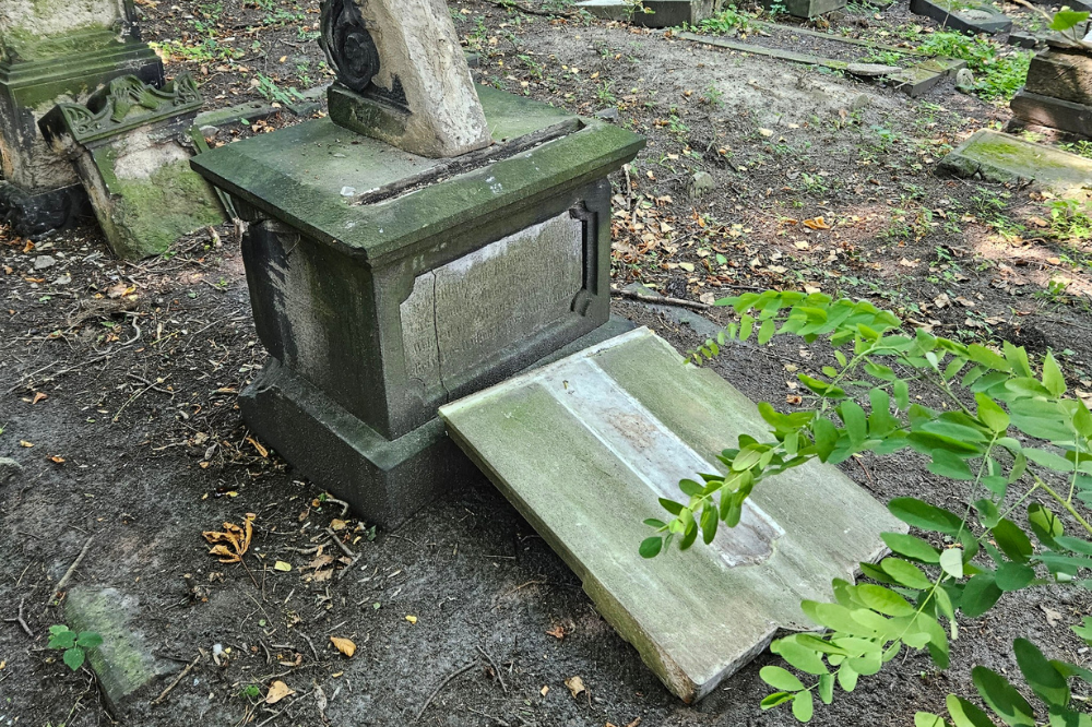 Dewastacja cmentarza żydowskiego w Katowicach. Skala strat przeraża